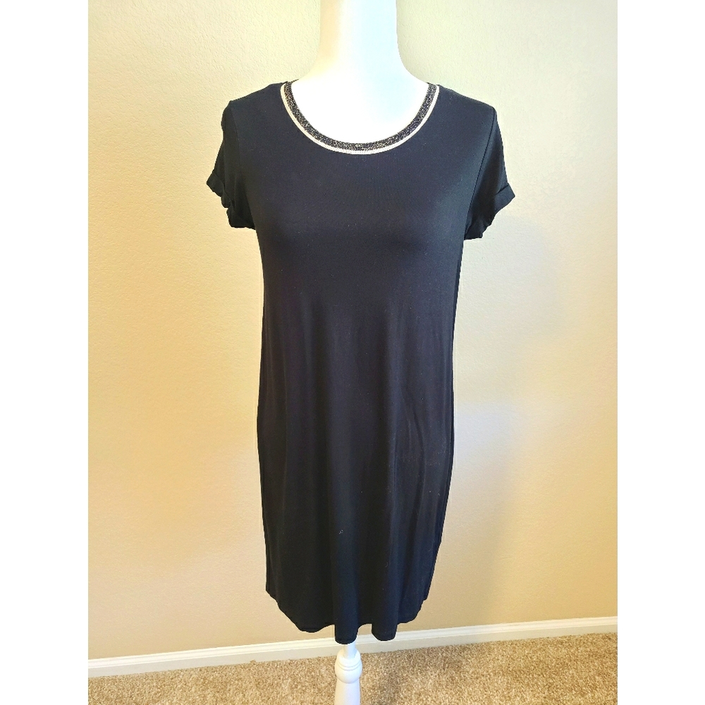 Black t-shirt dress